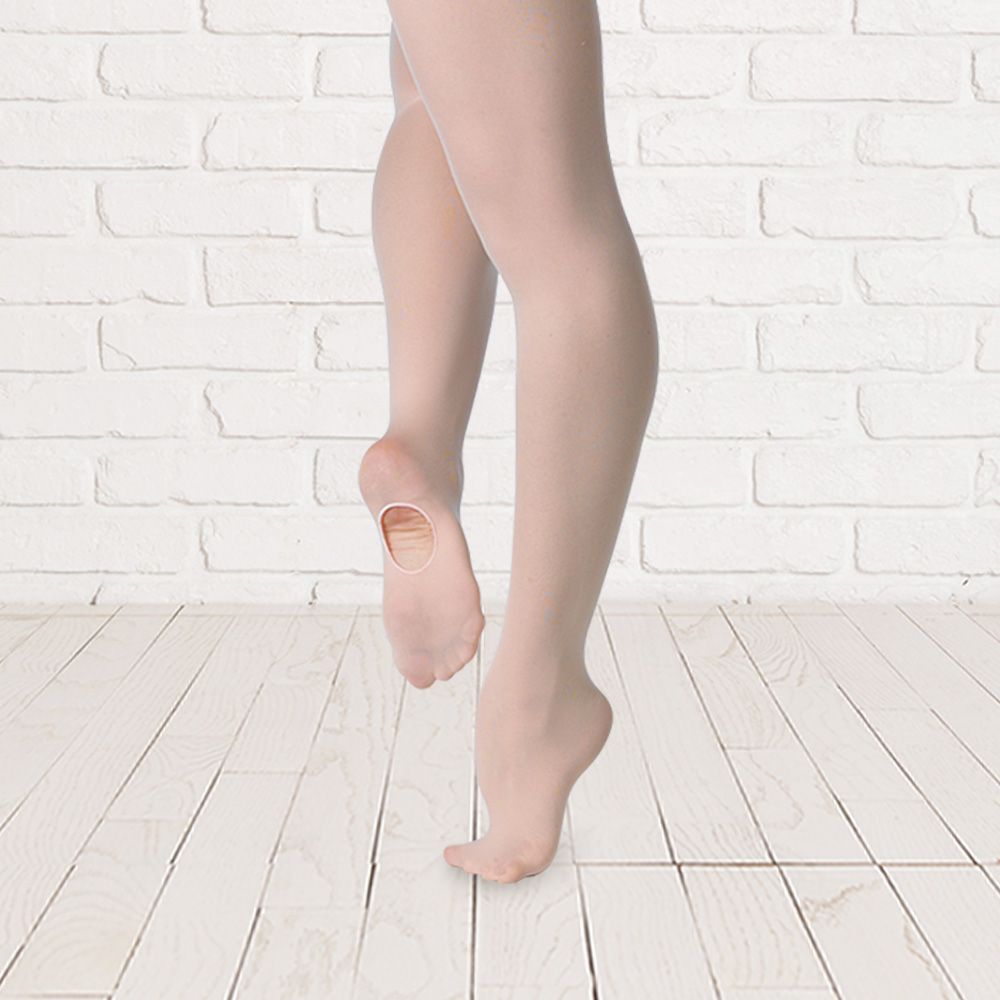 Women Microfiber Footless Ballet Tights Plume P71