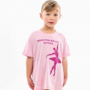 brighton ballet school tshirt children's size pink
